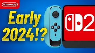 Nintendo Switch 2 EARLY 2024 RELEASE  NEW Nintendo Switch Leaks [upl. by Anirahc]