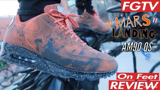 Nike Air Max 90 QS quotMars Landingquot Full OnFeet Review [upl. by Anahir823]