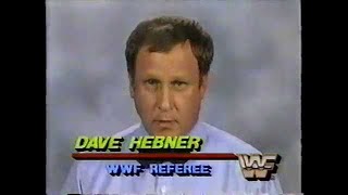 quotTWINquot REFEREE DAVE HEBNER HAS DIED [upl. by Vincents872]