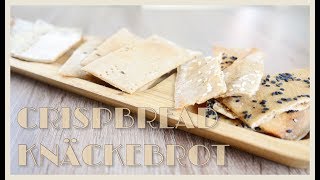 Rye Sourdough Crispbread recipe Knäckebrot German recipe 24香脆餅乾麵包 [upl. by Aerbma641]