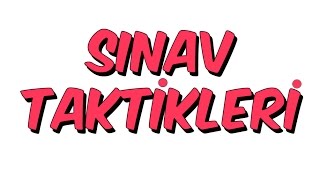 SINAV TEKNİKLERİ [upl. by Nuncia]