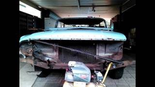 1960 Chevrolet Impala restoration prelude [upl. by Ellened748]