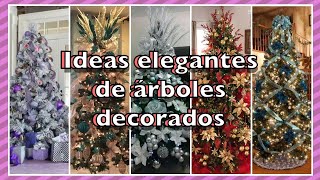 IDEAS DE ÁRBOLES NAVIDEÑOS DECORADOS  TENDENCIAS para NAVIDAD 20202021 [upl. by Yerocal]