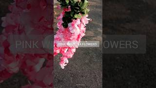 Pink wisteria flowers Easy tutorial shorts tissueflowers trending wisteria [upl. by Novyad]