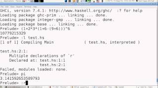 Haskell Programming Tutorial2 Variables and Functions English Version [upl. by Eelannej]