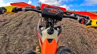 Riding This KTM EXC 150 Up Extreme Hill Climbs  Does it Have The Power [upl. by Llenahs]