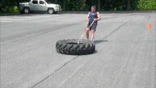 Get Bigger Stronger Legs w Reverse Tire  Sled Pulls [upl. by Papp]