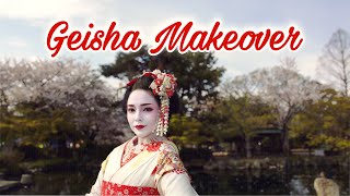 Geisha Makeover In Kyoto Japan [upl. by Kafka248]