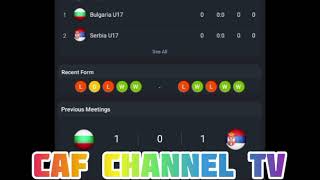 Bulgaria U17 VS Serbia U17 EuropeEuro u17 qualification1st stageRound 1 [upl. by Suinuj]