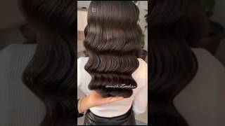 Hollywood waves viralvideo shortvideo ytshorts hairstyle viralvideo [upl. by Pachston]