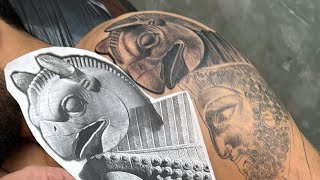 Zar1 akhamenid persepolis live tattoo pt2 [upl. by Yelroc116]