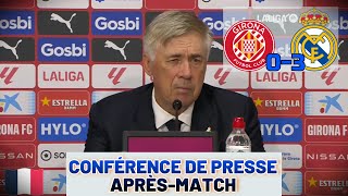 CONFERENCE DE PRESSE FR  APRÈSMATCH  Ancelotti  Girona 03 Real Madrid [upl. by Nalloh912]