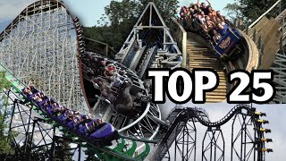 Top 25 Roller Coasters in the World 2020 [upl. by Koerner]