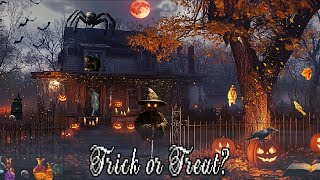 Relaxing Spooky Halloween Ambience Music 🎃🍂 Creepy Haunted House amp Cozy Fall Rustling Leaves Sounds [upl. by Trixy]