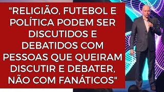 LEANDRO KARNAL quotReligião futebol e política podem ser discutidos e debatidos [upl. by Parthinia]