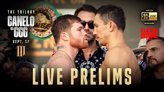 Canelo Alvarez vs Gennadiy GGG Golovkin 3 DAZN Boxing Show Live Prelims [upl. by Adnohral]