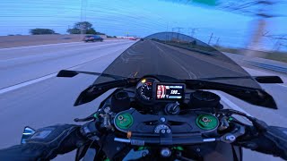 Running Late on a Ninja H2 [upl. by Euqinemod]