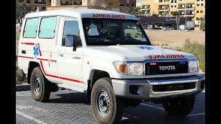 New 2023 Toyota Land Cruiser 40 Ambulance Now Available For Export Sale In Dubai [upl. by Hutton]