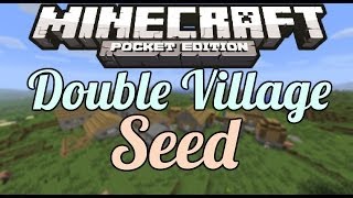 090 DOUBLE VILLAGES  Minecraft Pocket Edition [upl. by Markland]