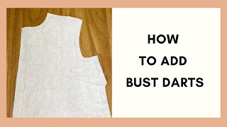 How to Add Darts To A PatternBeginner Sewing ProjectsHow to Add Darts To a Bodice [upl. by Suzann]