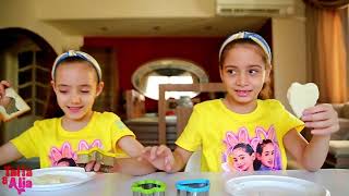 Talia and Alia’s Yummy SandwichMaking Adventure 🥪  Fun Cooking for Kidsquot [upl. by Hakilam]