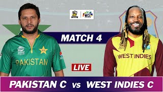 PAKISTAN vs WEST INDIES LIVE COMMENTARY  PAK vs WI MATCH 4 LIVE  WORLD CHAMPIONSHIP OF LEGENDS [upl. by Oliviero]