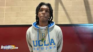 CB LaRue Zamorano discusses commitment to UCLA  Bruin Blitz exclusive [upl. by Hildagarde228]