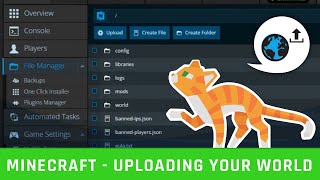 Minecraft  Uploading a World to the Server [upl. by Stedman]