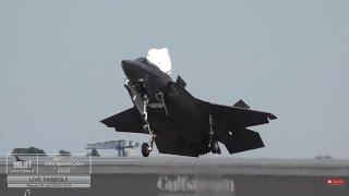 Farnborough International Airshow 2022  BONUS F35 Departure [upl. by Niret]