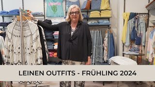 Leinen Outfits für den Frühling 2024 mit Jutta Nestler [upl. by Elyk905]