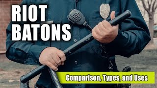 POLICE Riot Batons Comparison Types and Uses [upl. by Dalton698]