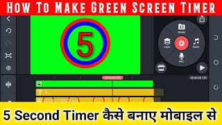 Green Screen Timer Kaise Banaye  Countdown Timer Kaise Banaye  Dharve Tech [upl. by Laing]