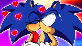 SONICA KISSES SONIC  Sonic Comic Dub [upl. by Grane361]