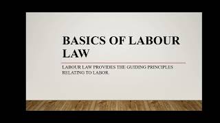 Basic labour law in Nepal  श्रम सम्बन्धि नेपालको कानून  provisions of Labour Act 2074 [upl. by Eusoj]