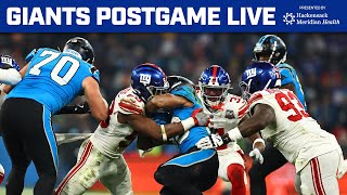 Giants Postgame Live Giants vs Panthers Week 10  Postgame Recap amp Analysis [upl. by Galloway929]