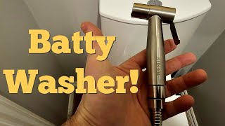 Fitting A Bidet Spray Attachment To A Toilet diy bathroom housedesign [upl. by Eetsud316]