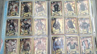 WWE slam attax card gold and silver full collection [upl. by Hogan]