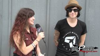 Sleeping With Sirens Kellin Quinn Interview with Rock Forever Magazine [upl. by Adnama793]