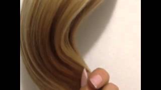 Cashmere Hair Extensions Golden Blonde [upl. by Odie]