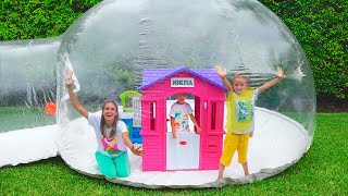 Vlad and Niki build inflatable house and more funny stories for kids [upl. by Merna]