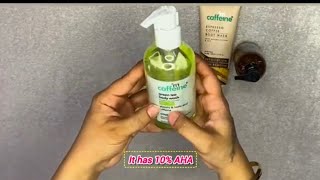 M CAFFEINE ALL BODY WASH REVIEW GREEN TEAAHA BHAACNE CONTROL ESPRESSO COFFEE SCRUB 🤎paraben free [upl. by Gardia]