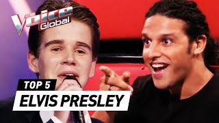 BEST ELVIS PRESLEY Blind Auditions in The Voice Kids [upl. by Kcirdez668]