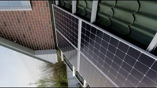 Installation of Solar Module Mounts and Inverter Installation [upl. by Attenra]