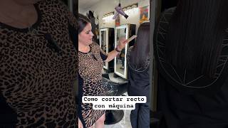 Como cortar cortes rectos con máquina masbellabeauty belleza hairstyle pelobrillante hair [upl. by Shevlo]