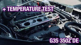 Reduce Intake Manifold Heat G35 350Z DE  Thermal Gaskets [upl. by Ahsaelat]