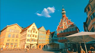 Walking the streets of Esslingen  Germany [upl. by Llebana]