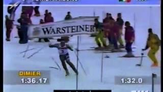 Alberto Tomba wins slalom Madonna 1995 [upl. by Templa63]