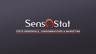 SensoStat  Expert en tests consommateurs et sensoriels [upl. by Acirej]