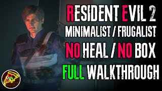 RESIDENT EVIL 2 REMAKE MINIMALIST amp FRUGALIST EASY GUIDE [upl. by Havstad]