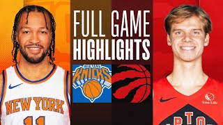 KNICKS at RAPTORS  FULL GAME HIGHLIGHTS  March 27 2024 [upl. by Neelyt]